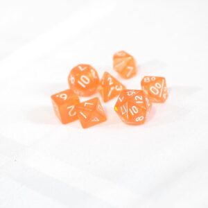 orange 12mm mini dice